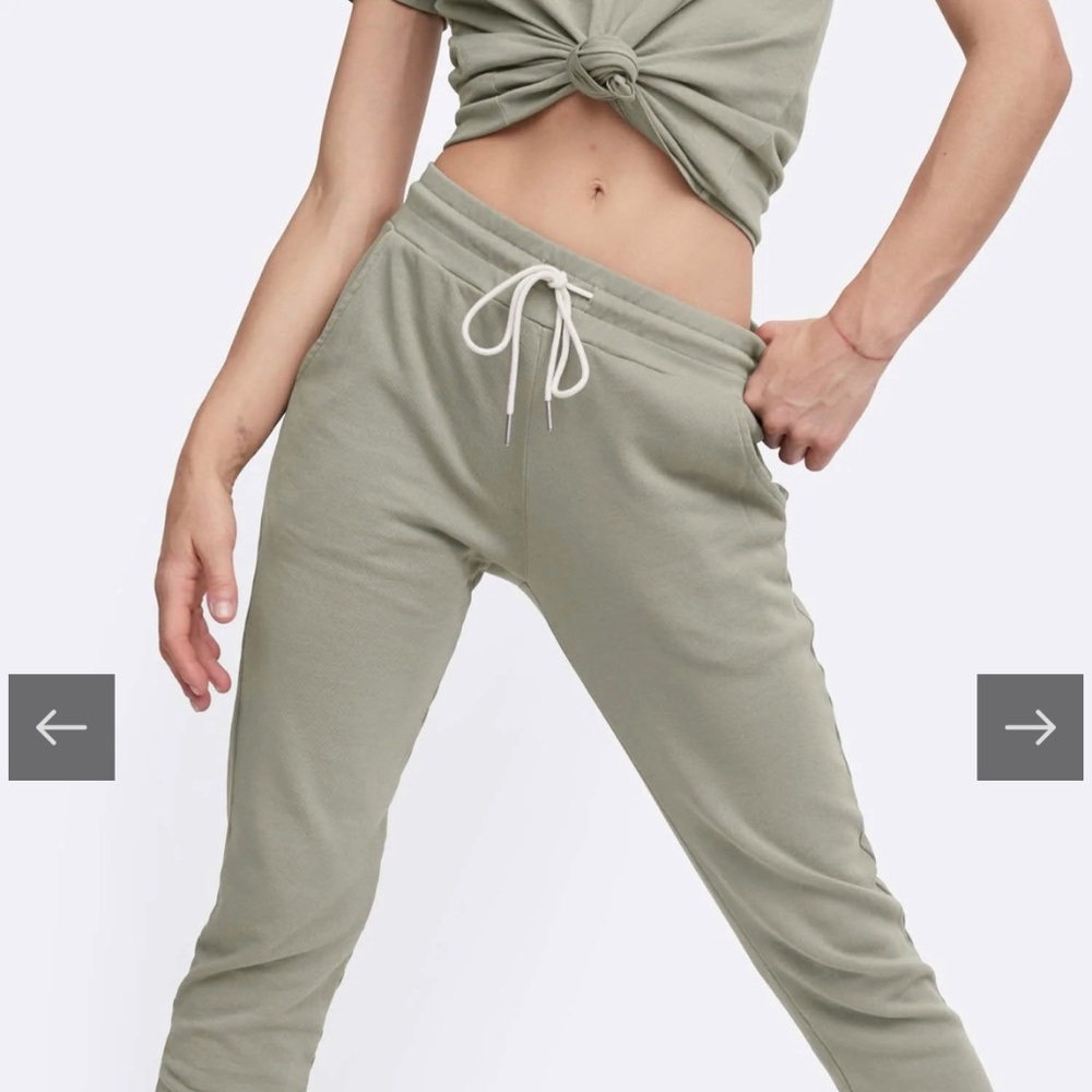 Mate the Label classic terry jogger sage NWT